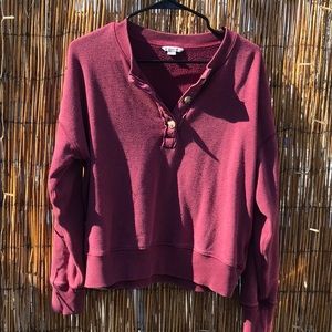 American eagle semi-crop sweater
